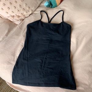Lululemon - Size 6 - Power Y Tank - Black
